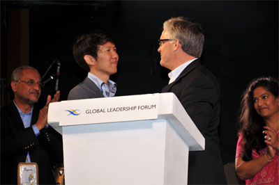 Michael Oh, Executive Director/CEO and Doug Birdsall, former Lausanne Executive Chair and current President of the American Bible Society, formally transitioned leadership of The Lausanne Movement during the Global Leadership Forum.